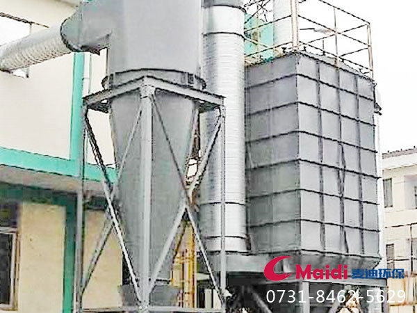 旋风除尘器+布袋除尘器